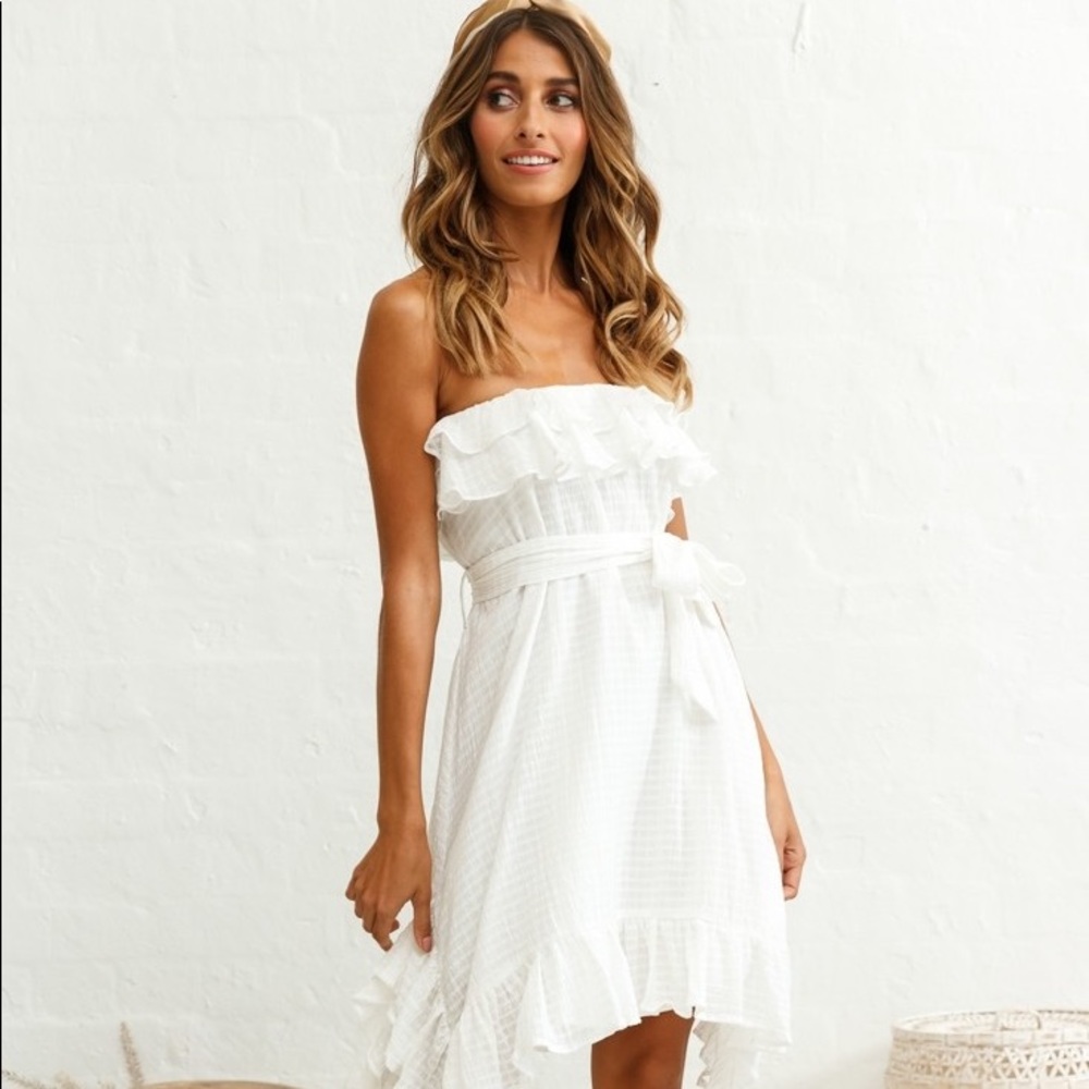 White Simple Dress